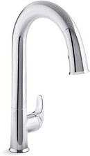 Kohler K-72218-WB-CP Sensate Kitchen Faucet, Polished Chrome