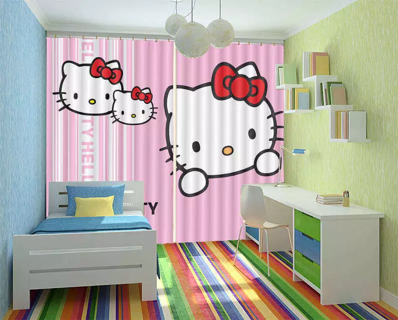 Blackout Window Curtain Hello Kitty 