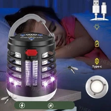 LED Electric Mosquito Insect Killer Fly Bug Zapper Catcher Outdoor Lamp 9H