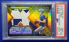 Daniel Jones GOLD Rookie Patch Auto /10 2019 XR Xcellence Giants PSA