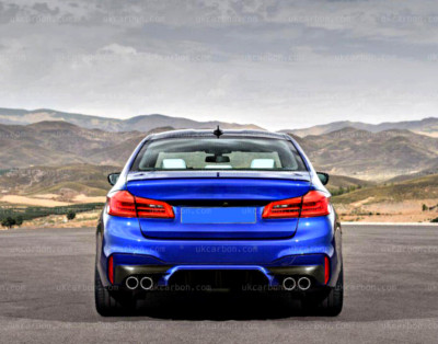 BMW M5 Carbon Fibre Diffuser Rear Bumper M Performance Fibre Insert Mp F90 By