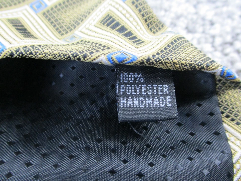 CORBATA 57 X 4 Colección UMO LORENZO Negro Azul Dorado Cajas Foto 4 de 4