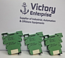 Lot Of 3 Pcs Phoenix  Contact Socket PLC-BSC-24DC/21-21 , 29 67 015
