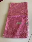 Pink 100% SILK PASHMINA SCARF 28x68” — photo 1