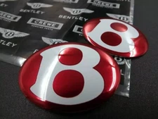 Hood & Trunk B emblem badge for Bentley Continental GT GTc Flying Spur