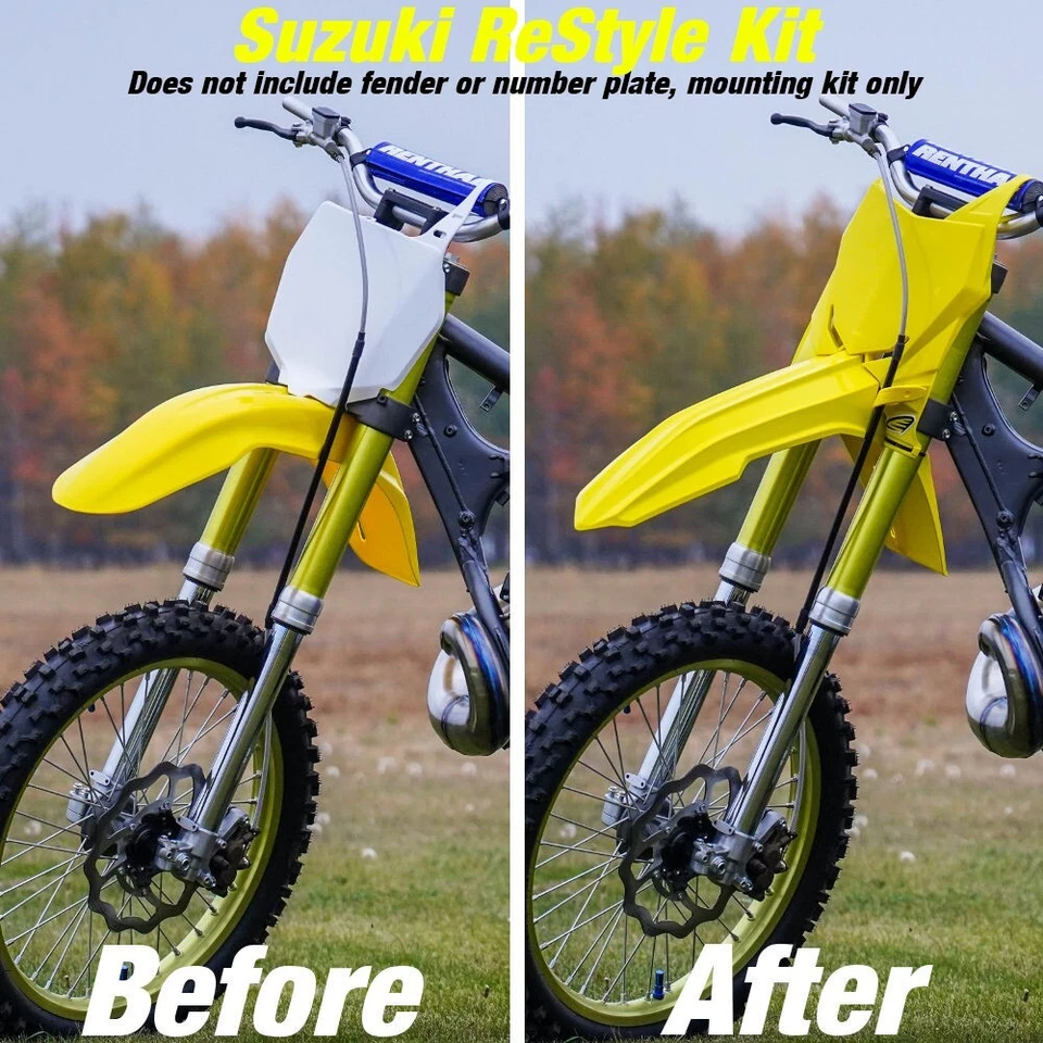 Kit Front End ReStyle 2010-2018 Suzuki RMZ250 (2018-2025 Style) Re Style RMZ 250 - Imagem 2 de 2