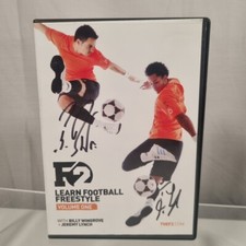 F2 Learn Football Freestyle DVD Volume One Billy Wingrove & Jeremy Lynch Signed 