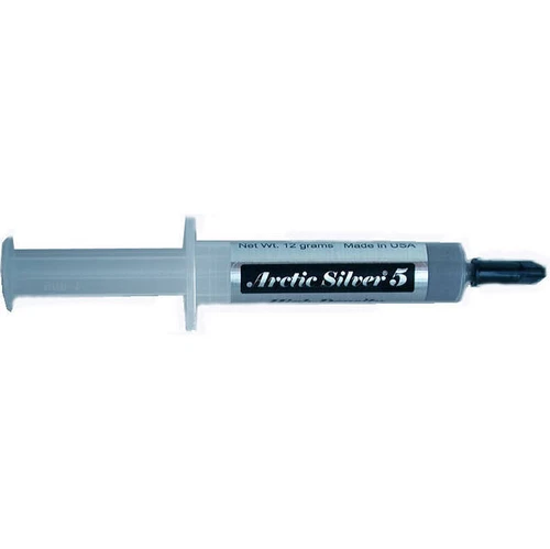 🥇 Arctic Silver 5 High-Density Silver Thermal Paste Compound 12g Tube AS5-12G