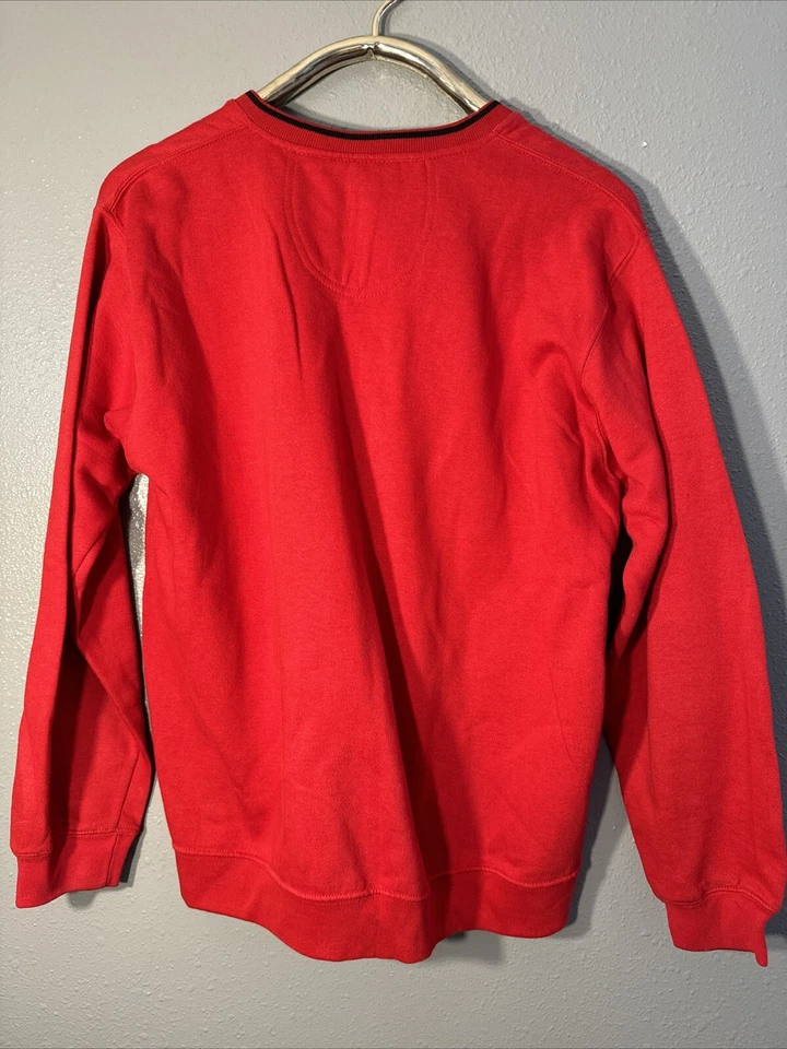 Толстовка женская Disney размер большой вышитая Winnie The Pooh красная с круглым вырезом - Изображение 2 из 2