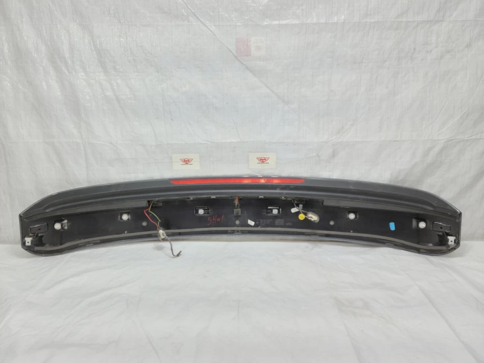 2009-2015 AUDI Q5 8R REAR WING SPOILER TRUNK MOUNTED W/ 3RD BRAKE LIGHT SILVER * Foto 3 de 4