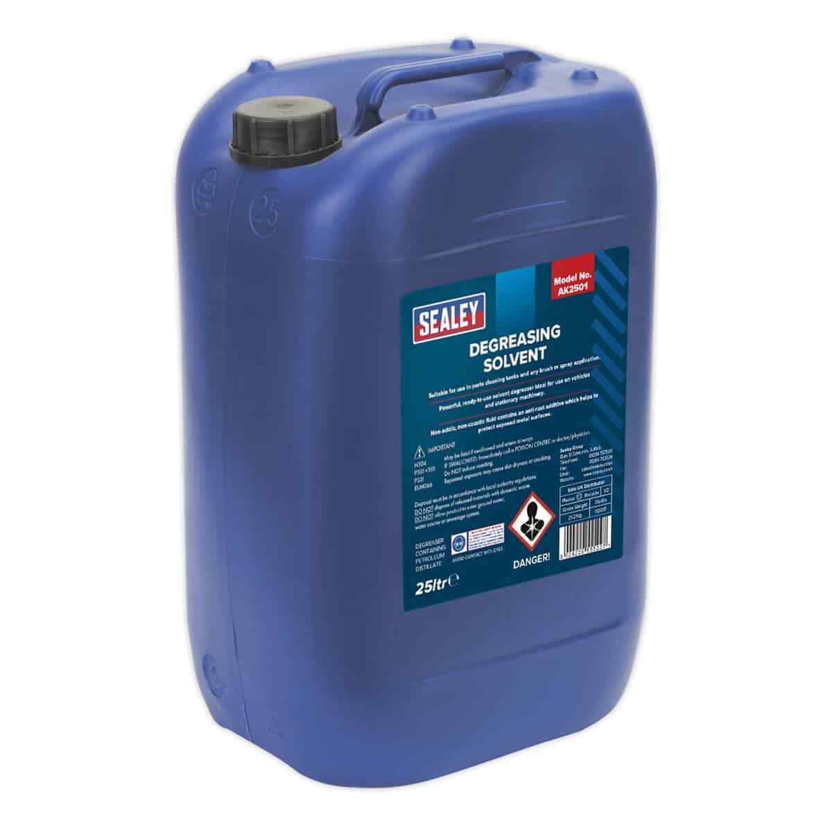 Sealey Degreasing Solvent 25L Garage Workshop DIY