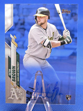 2020 TOPPS CLEARLY AUTHENTIC #CAA-SB SETH BROWN AUTO SIGNED ATHLETICS ROOKIE RC