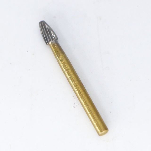 30Pcs Dental Bullet Type Golden Carbide Burs FG7404 Trimming and