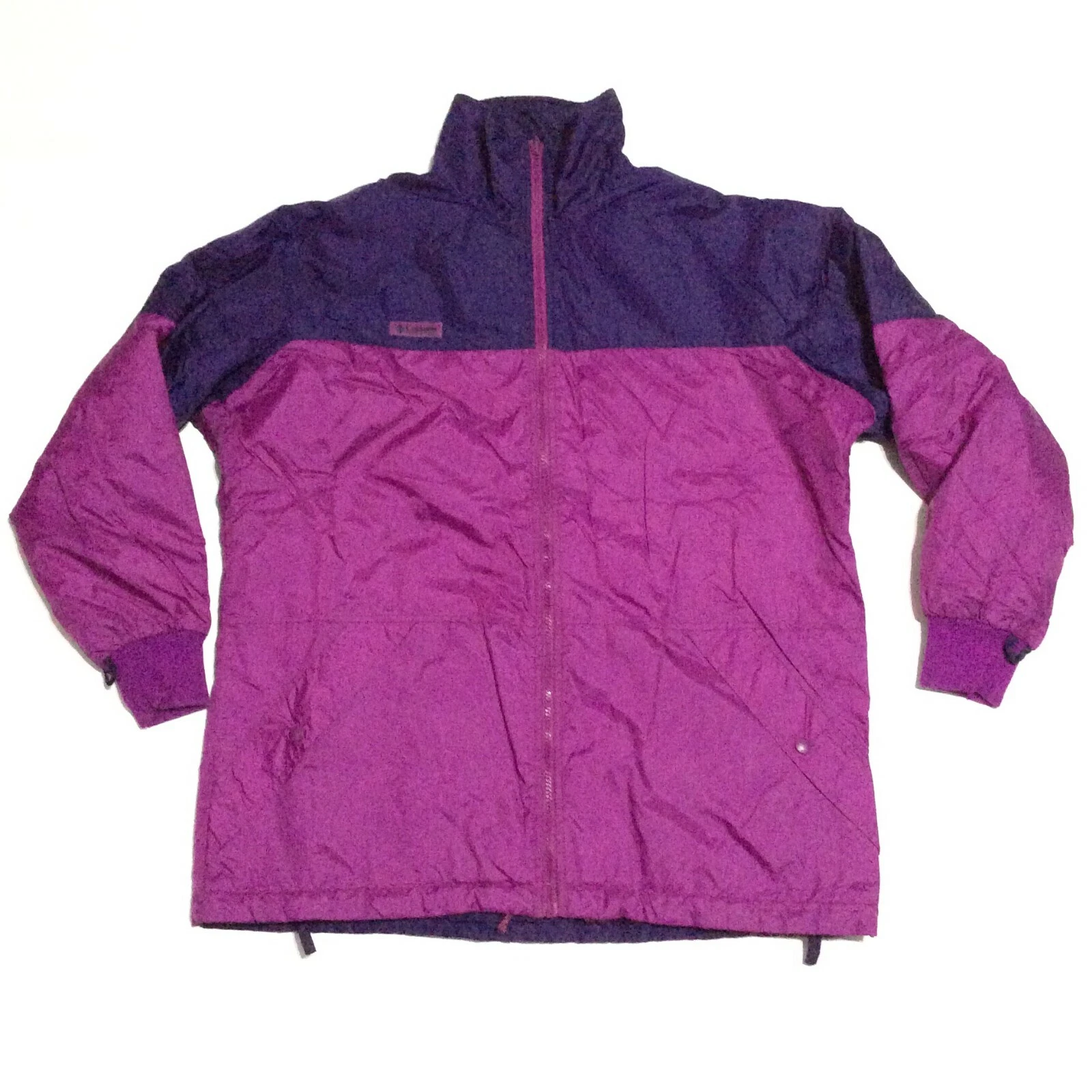 Columbia Sports Wear Vintage Purple Reversable Ski Jacket Womens Size Large