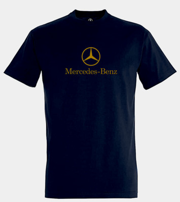 Mercedes Benz T Shirt Qualitätsstoff  190g/m²      