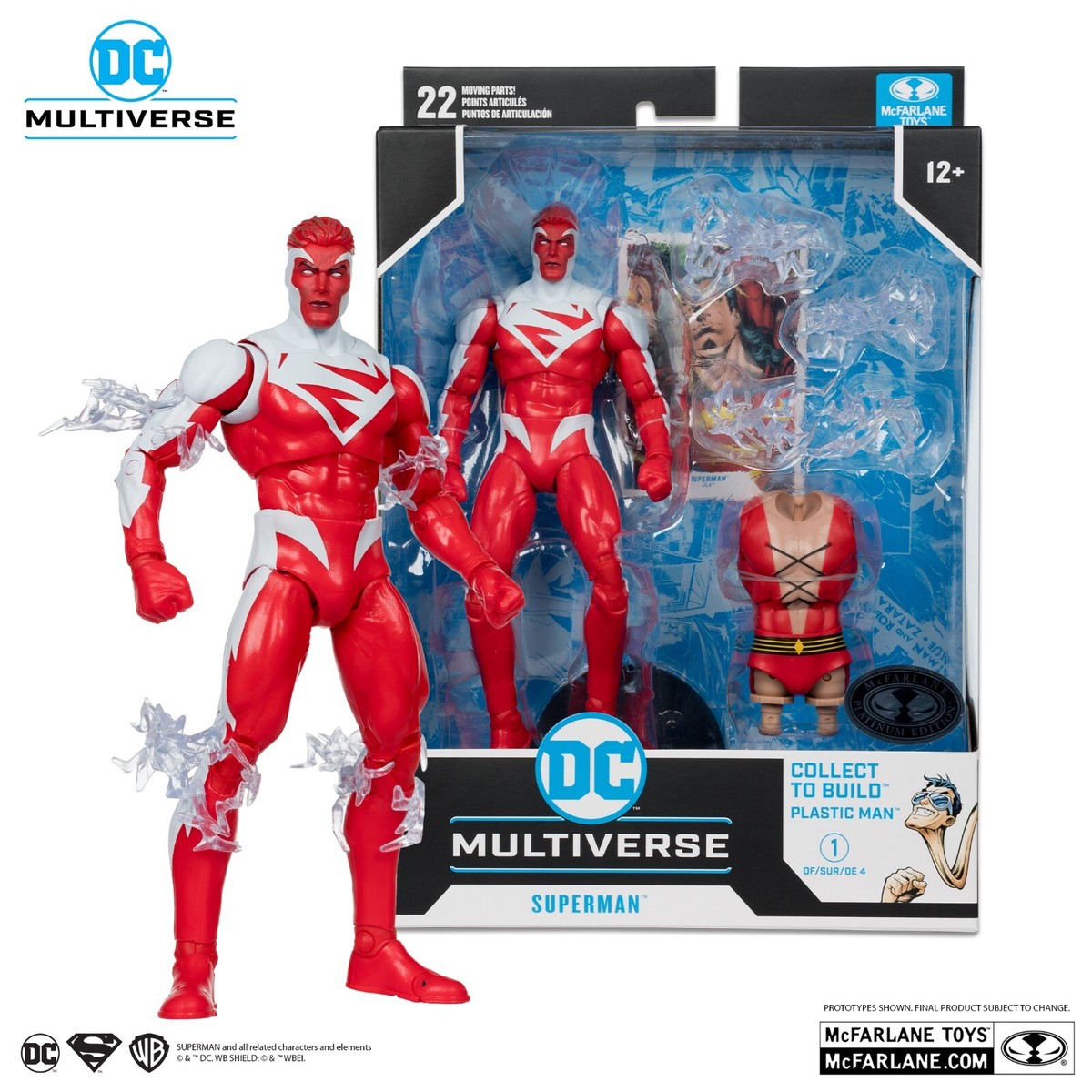 新品 McFarlane DC スーパーマン：レッド・サン フィギュア Amazon.com: McFarlane Toys DC Multiverse Superman: Red Son 7