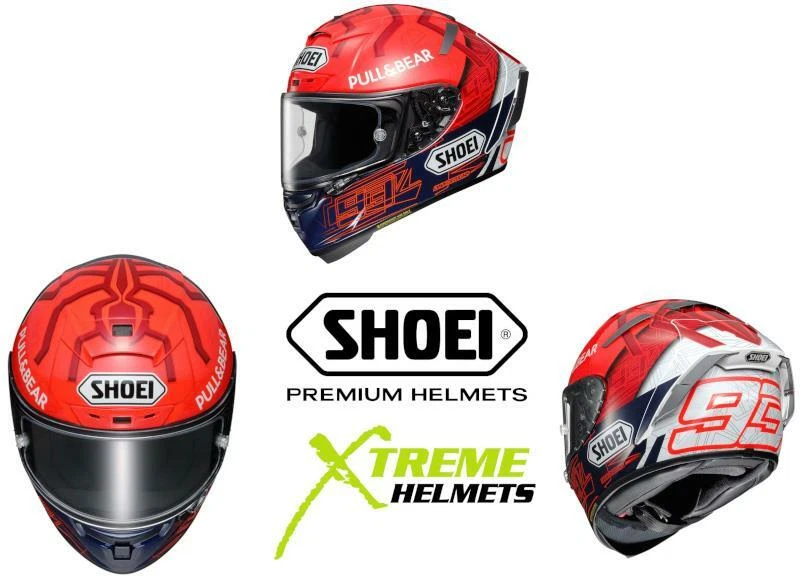 Shoei X-Fourteen Marquez 6 Helmet Full Face Lightweight Pinlock Ready DOT XS-2XL