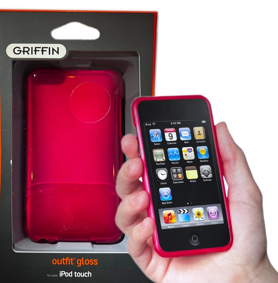 Conjunto Carcasa Rígida Cubierta Protectora Estuche Rígido para Apple iPod Touch 2da 3ª Generación Foto 2 de 4