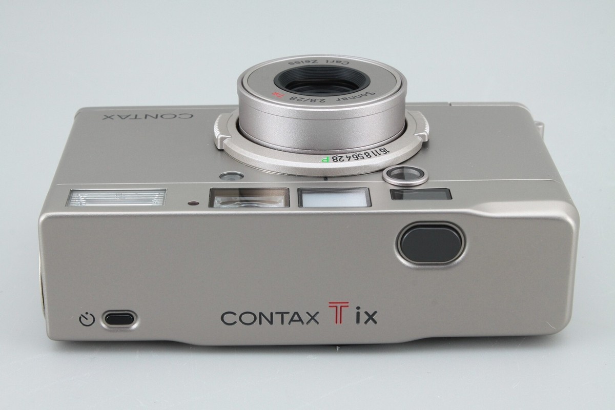 【美品】コンタックス CONTAX Tix シルバー MINT* CONTAX Tix Silver APS Point & Shoot Film Camera from