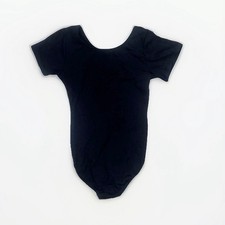 Girls Black Leotard 4/5
