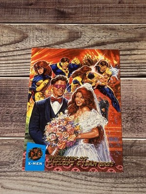 Marvel X-Men Cyclops Jean Grey Wedding 1994 Fleer Ultra Traditional Card #126