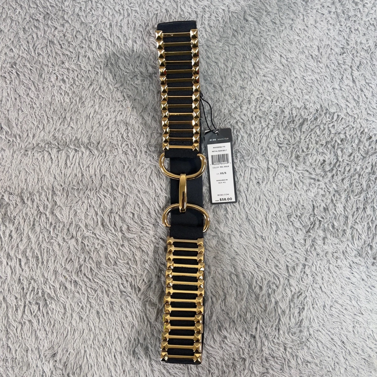 NEW BCBGMAXAZRIA Gold Plated Belt XS/S BCBGMAXAZRIA Beaded-Rope Waist Belt – Runway Catalog main image 4
