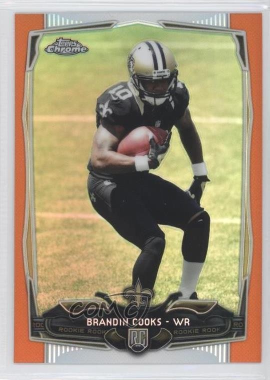 2014 Topps Chrome Retail Orange Refractor Brandin Cooks #149 Rookie RC uk2