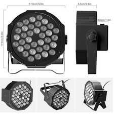 Stage Lights 36 LED Par Lights, U King RGB Par Light Uplights Stage Lighting Ind