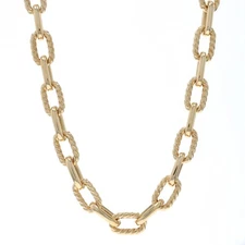 David Yurman Madison 20" Chain Necklace - Yellow Gold 18k