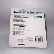 SEA TO SUMMIT CAMP KITCHEN POT SCRUBBER WITH REFILLABLE SOAP BOTTLE