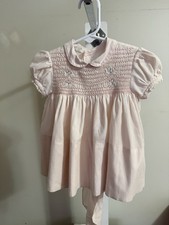 Vintage Polly Flinders Hand Smocked Dress Beautiful- Size 12 Months