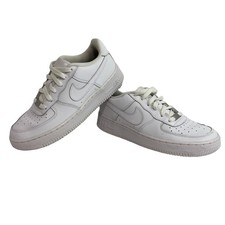 Nike Air Force 1 Triple White Shoes DH2920-111 Boys Size 7Y 2020