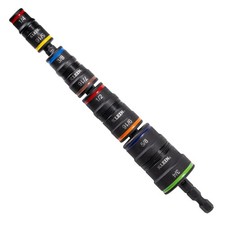 Klein Tools 32934 Impact Driver, 9-in-1 SAE Socket Set, 4 Flip 