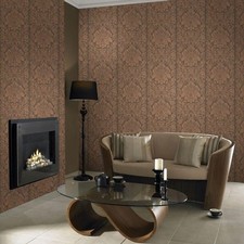 Graham & Brown Gloriana-Copper wallpaper, 2 rolls, new in original wrapping