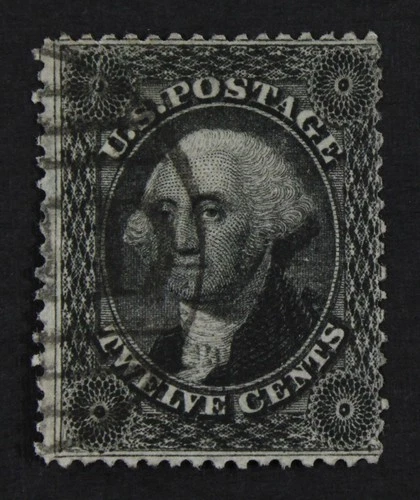 CKStamps: US Stamps Collection Scott#36 12c Washington Used Small Thin CV$350