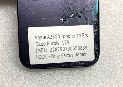 READ* Apple iPhone 14 Pro A2650 1TB Smartphone (Deep Purple