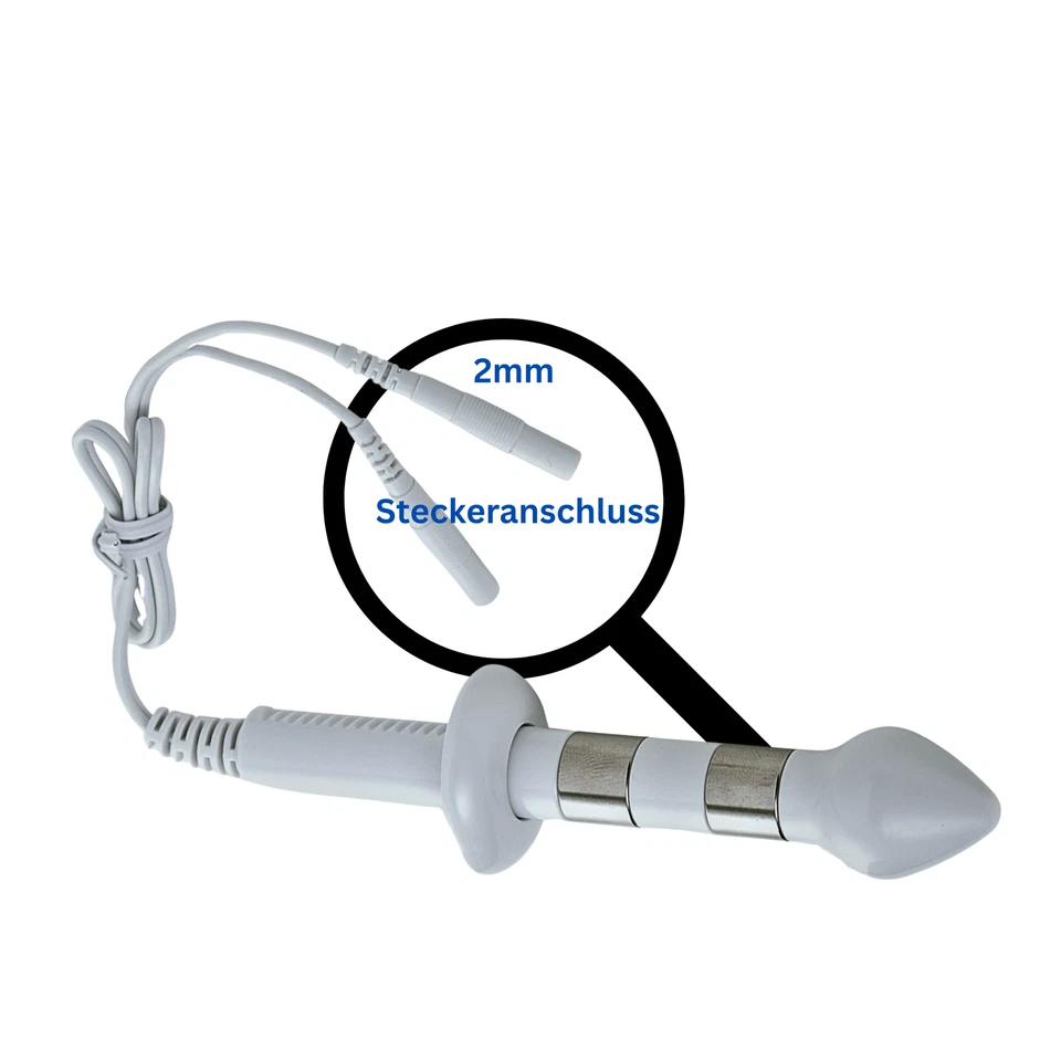 Analsonde 2mm Stecker variable Steglänge Beckenbodentraining Prostatastimulation - Bild 4 von 4