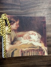 Terra Traditions Photo Album Baby Cover and gold tassel 9.5 x 8.5