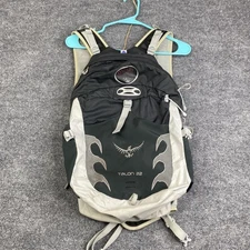 Osprey Talon 22 Daypack Hiking Backpack S/M Black Gray AirScape 22L Hydration