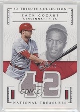 2016 Panini National Treasures 42 Tribute Jerseys 96/99 Zack Cozart #42-ZC fl4