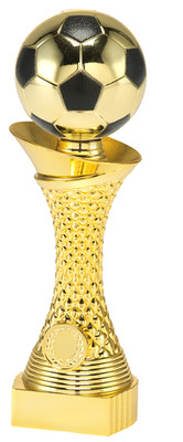 Extravaganter Fußball-Pokal mit Ihrer Wunschgravur, gold