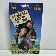 Ma & Pa Kettle Back On The Farm VHS 1951 Rural Comedy MCA Universal