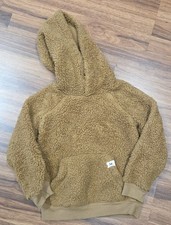 Carters Boys Brown Sherpa Hoodie Pullover Size 4/4A
