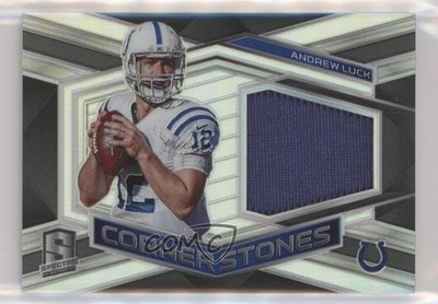 2018 Panini Spectra Cornerstone Materials 26/199 Andrew Luck #14 fl4