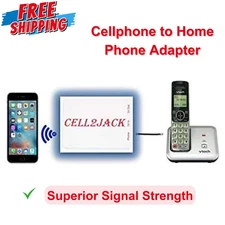 Cell2jack - Cellphone to Home Phone Adapter - Make And Receive Cell Phone Call
