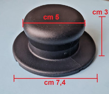 POMELLO POMOLO RICAMBIO PER COPERCHI VETRO, ACCIAIO CON VITE X PENTOLE PADELLE