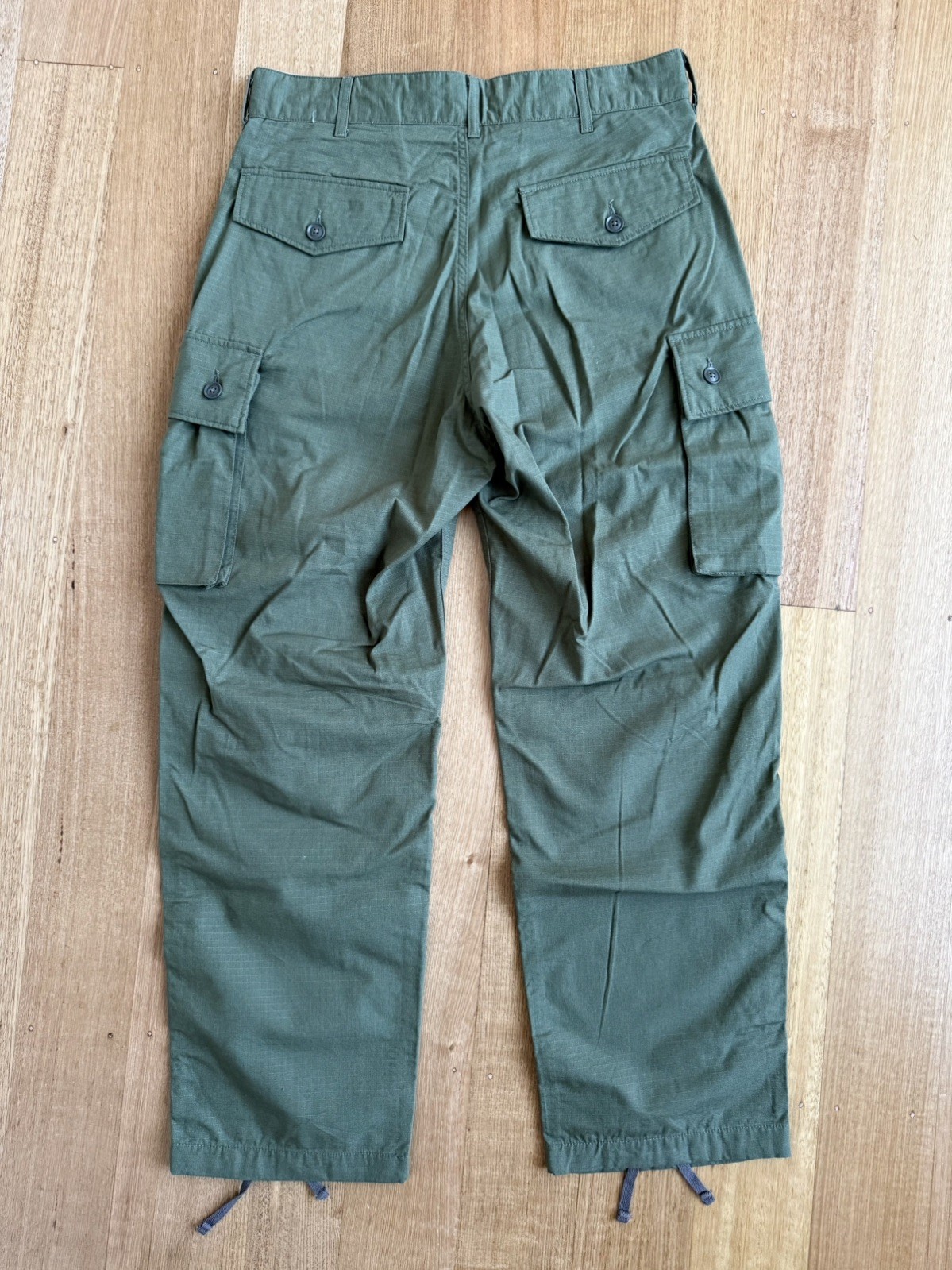Engineered Garments FA Cargo Pants Ripstop OLIVE GREEN SMALL SSENSE Exclusive image 5