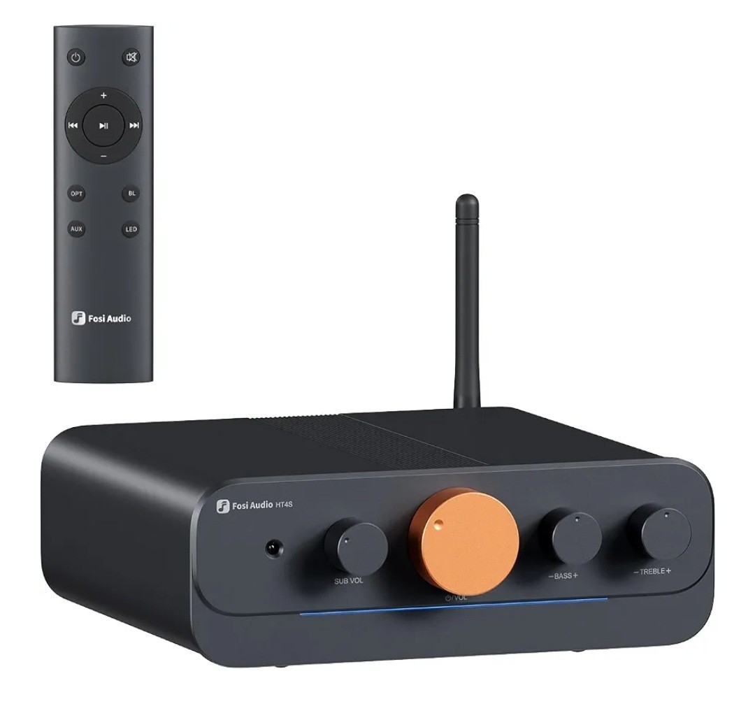FOSI AUDIO HT 4S  B/TOOTH 4 CHANNEL POWER AMP, OUTDOOR, HOME AUDIO/THEATER