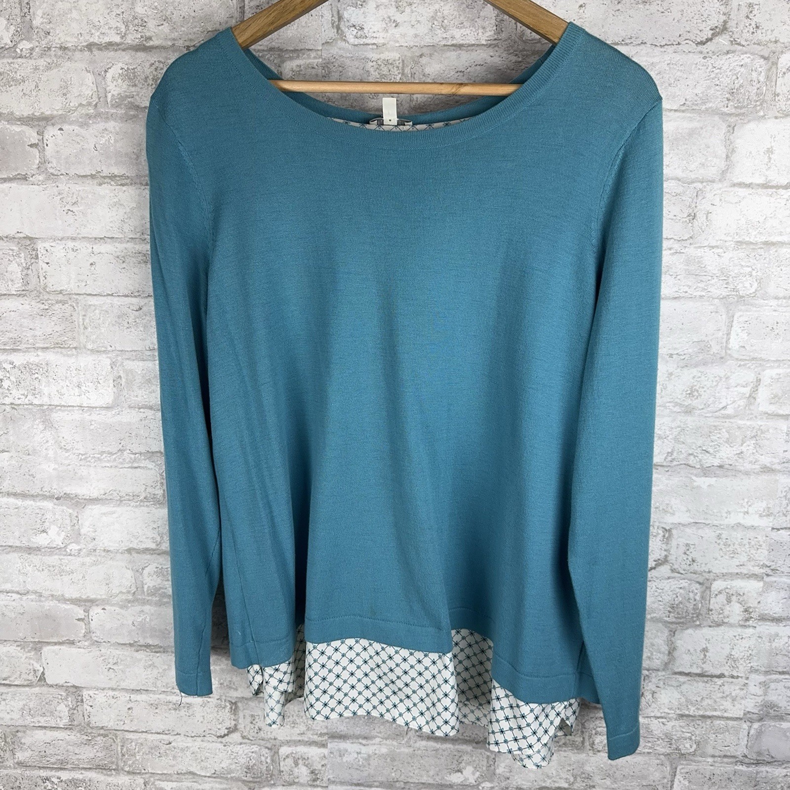 Talbots Polpover Knit Sweater Split Back Preppy L… - image 3