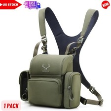 Binocular Harness Chest Pack with Rangefinder Pocket for Hunting Birdwatching